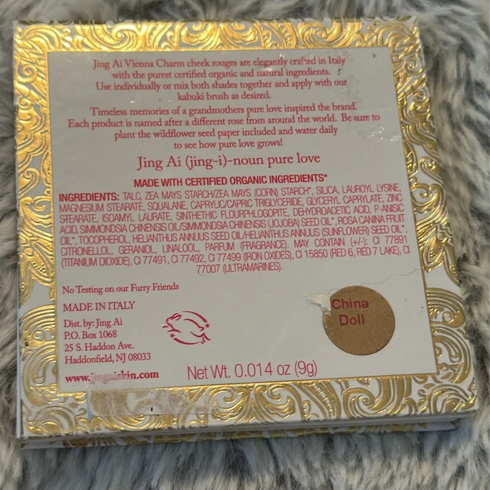 Jing Ai “china doll” vienna charm cheek rouge Organic